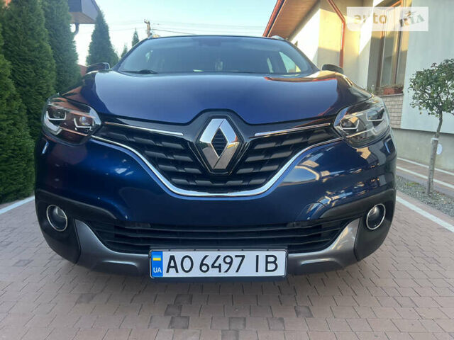 Синий Рено Kadjar, объемом двигателя 1.2 л и пробегом 105 тыс. км за 14990 $, фото 3 на Automoto.ua