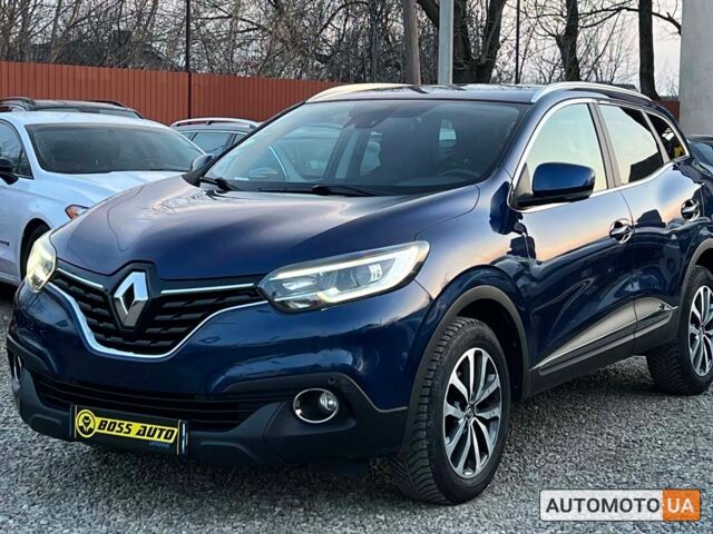 Синий Рено Kadjar, объемом двигателя 1.5 л и пробегом 197 тыс. км за 16700 $, фото 2 на Automoto.ua