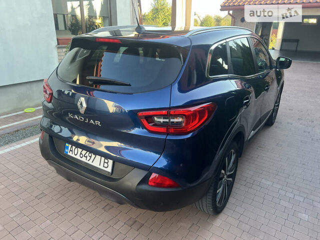 Синий Рено Kadjar, объемом двигателя 1.2 л и пробегом 105 тыс. км за 14990 $, фото 5 на Automoto.ua