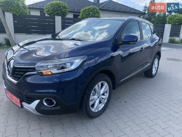 Синий Рено Kadjar, объемом двигателя 1.2 л и пробегом 38 тыс. км за 16900 $, фото 1 на Automoto.ua