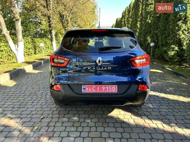 Синий Рено Kadjar, объемом двигателя 1.5 л и пробегом 171 тыс. км за 17700 $, фото 24 на Automoto.ua