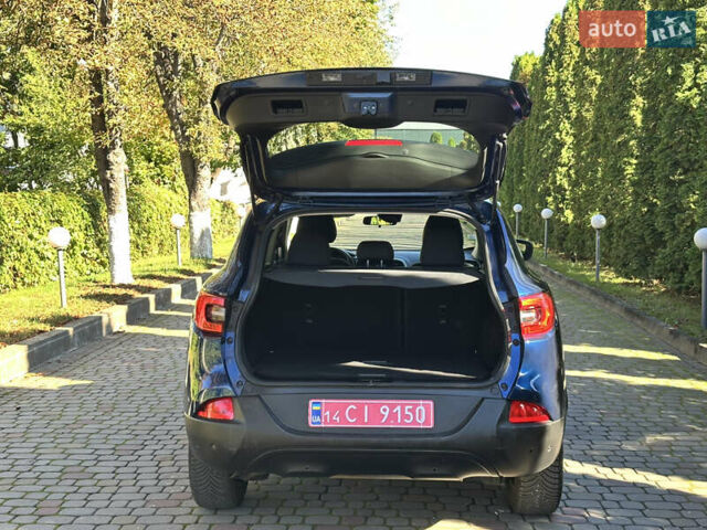 Синий Рено Kadjar, объемом двигателя 1.5 л и пробегом 171 тыс. км за 17700 $, фото 3 на Automoto.ua