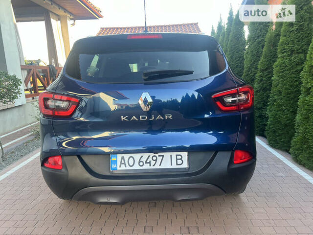 Синий Рено Kadjar, объемом двигателя 1.2 л и пробегом 105 тыс. км за 14990 $, фото 6 на Automoto.ua