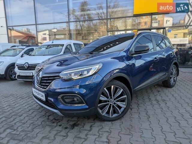 Синий Рено Kadjar, объемом двигателя 1.46 л и пробегом 144 тыс. км за 20999 $, фото 1 на Automoto.ua