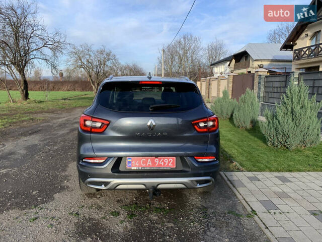 Синий Рено Kadjar, объемом двигателя 1.3 л и пробегом 77 тыс. км за 16650 $, фото 2 на Automoto.ua