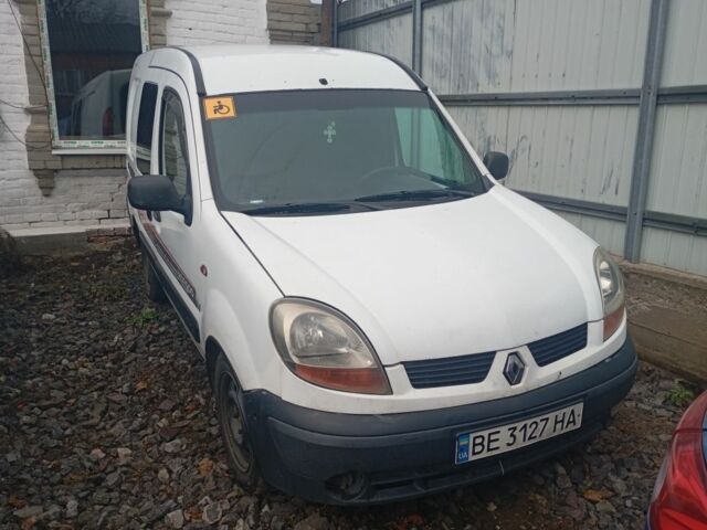 Белый Рено Кенгу Экспресс, объемом двигателя 1.5 л и пробегом 230 тыс. км за 3500 $, фото 1 на Automoto.ua