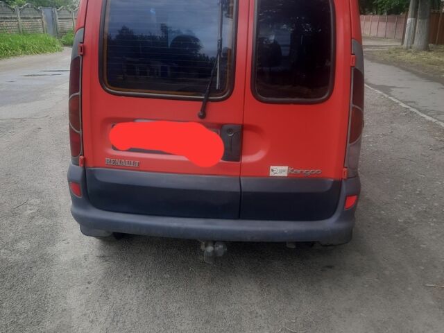 Красный Рено Кенгу Экспресс, объемом двигателя 1.9 л и пробегом 310 тыс. км за 3100 $, фото 1 на Automoto.ua