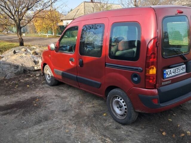 Красный Рено Кенгу Экспресс, объемом двигателя 1.6 л и пробегом 128 тыс. км за 5200 $, фото 2 на Automoto.ua