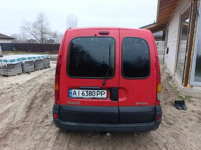Красный Рено Кенгу Экспресс, объемом двигателя 1.5 л и пробегом 350 тыс. км за 2500 $, фото 4 на Automoto.ua