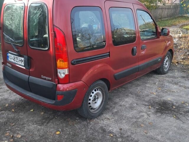 Красный Рено Кенгу Экспресс, объемом двигателя 1.6 л и пробегом 128 тыс. км за 5200 $, фото 1 на Automoto.ua