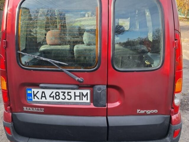 Красный Рено Кенгу Экспресс, объемом двигателя 1.6 л и пробегом 128 тыс. км за 5200 $, фото 3 на Automoto.ua