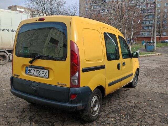 Желтый Рено Кенгу Экспресс, объемом двигателя 1.9 л и пробегом 177 тыс. км за 2100 $, фото 3 на Automoto.ua