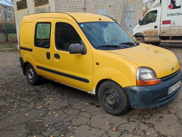 Желтый Рено Кенгу Экспресс, объемом двигателя 1.9 л и пробегом 177 тыс. км за 2100 $, фото 2 на Automoto.ua