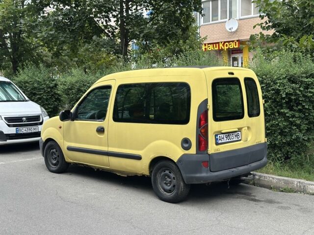 Желтый Рено Кенгу Экспресс, объемом двигателя 1.4 л и пробегом 352 тыс. км за 750 $, фото 1 на Automoto.ua