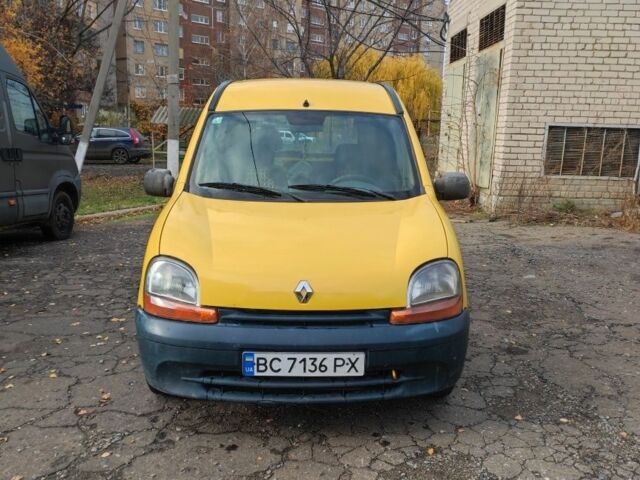 Желтый Рено Кенгу Экспресс, объемом двигателя 1.9 л и пробегом 177 тыс. км за 2100 $, фото 1 на Automoto.ua