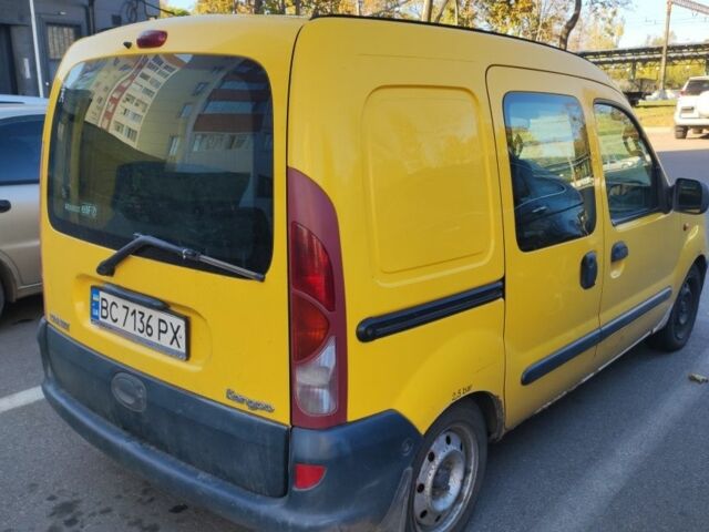 Желтый Рено Кенгу Экспресс, объемом двигателя 1.9 л и пробегом 254 тыс. км за 1750 $, фото 3 на Automoto.ua