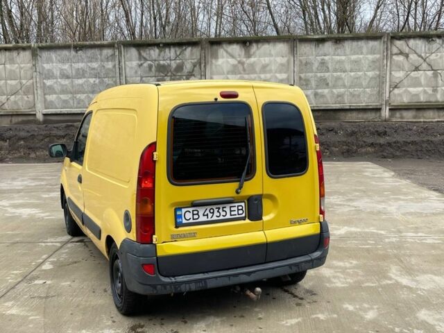 Желтый Рено Кенгу Экспресс, объемом двигателя 1.5 л и пробегом 185 тыс. км за 2350 $, фото 3 на Automoto.ua