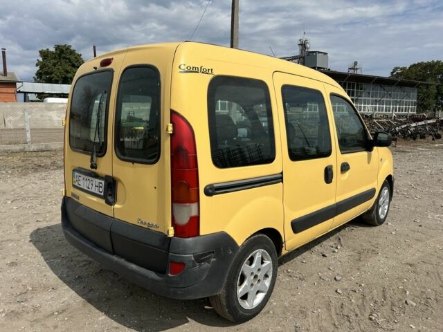 Рено Кєнгу Експресс 2007 у Дніпро (Дніпропетровську) на Automoto.ua Жовтий Рено Кєнгу Експресс, об'ємом двигуна 1.4 л та пробігом 400 тис. км за 2500 $, фото 5 на Automoto.ua