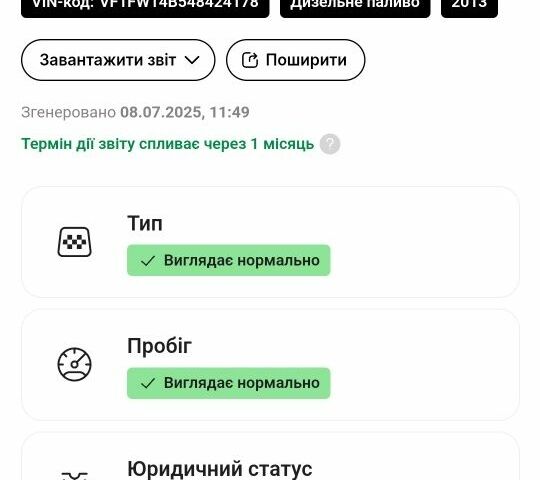 Жовтий Рено Кєнгу Експресс, об'ємом двигуна 1.5 л та пробігом 194 тис. км за 6250 $, фото 13 на Automoto.ua