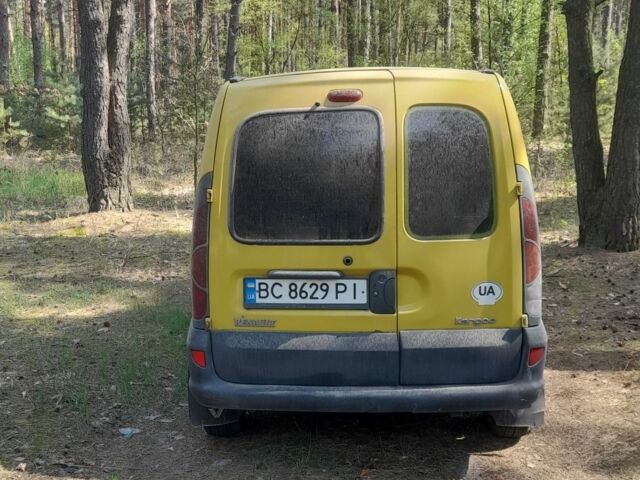 Желтый Рено Кенгу Экспресс, объемом двигателя 1.9 л и пробегом 400 тыс. км за 1500 $, фото 2 на Automoto.ua