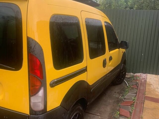 Желтый Рено Кенгу Экспресс, объемом двигателя 1.9 л и пробегом 206 тыс. км за 3100 $, фото 1 на Automoto.ua