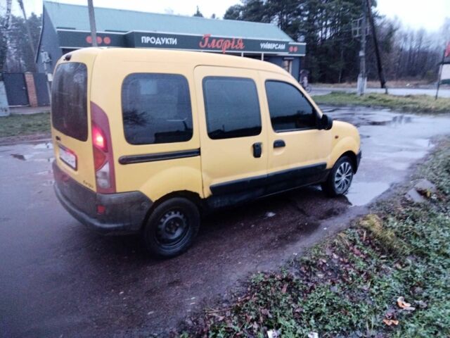Желтый Рено Кенгу Экспресс, объемом двигателя 1.9 л и пробегом 200 тыс. км за 2200 $, фото 4 на Automoto.ua