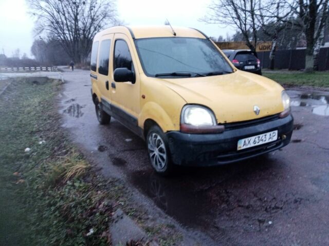 Желтый Рено Кенгу Экспресс, объемом двигателя 1.9 л и пробегом 200 тыс. км за 2200 $, фото 2 на Automoto.ua