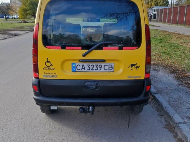 Желтый Рено Кенгу Экспресс, объемом двигателя 1.9 л и пробегом 3 тыс. км за 3700 $, фото 1 на Automoto.ua