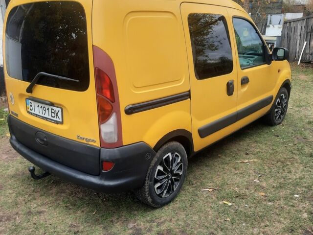 Желтый Рено Кенгу Экспресс, объемом двигателя 1.9 л и пробегом 252 тыс. км за 2900 $, фото 1 на Automoto.ua