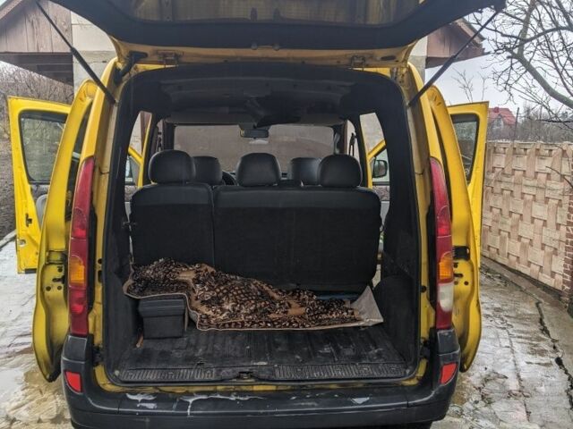 Желтый Рено Кенгу Экспресс, объемом двигателя 1.5 л и пробегом 400 тыс. км за 2000 $, фото 7 на Automoto.ua