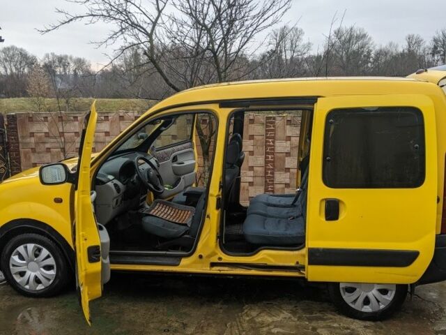 Желтый Рено Кенгу Экспресс, объемом двигателя 1.5 л и пробегом 400 тыс. км за 2000 $, фото 10 на Automoto.ua