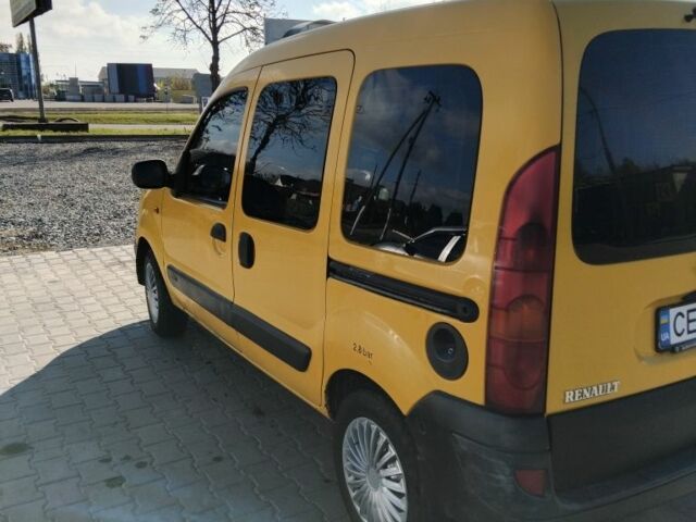 Желтый Рено Кенгу Экспресс, объемом двигателя 1.5 л и пробегом 355 тыс. км за 2850 $, фото 2 на Automoto.ua