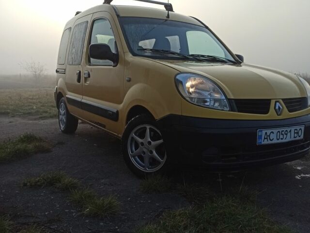 Желтый Рено Кенгу Экспресс, объемом двигателя 1.5 л и пробегом 345 тыс. км за 3499 $, фото 2 на Automoto.ua