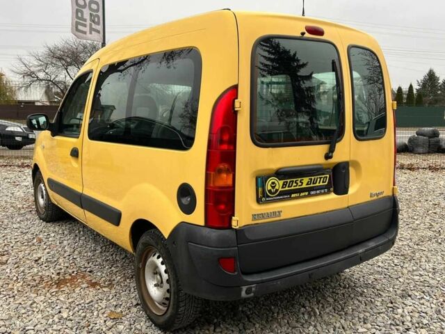 Желтый Рено Кенгу Экспресс, объемом двигателя 1.5 л и пробегом 175 тыс. км за 4999 $, фото 2 на Automoto.ua