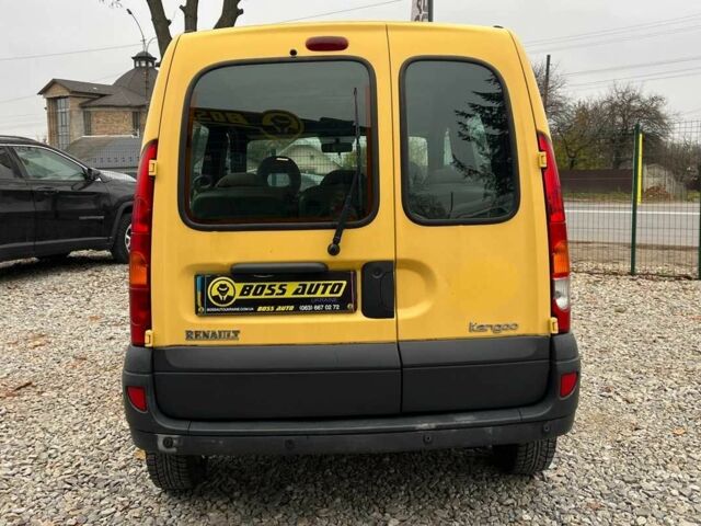 Желтый Рено Кенгу Экспресс, объемом двигателя 1.5 л и пробегом 175 тыс. км за 4999 $, фото 3 на Automoto.ua