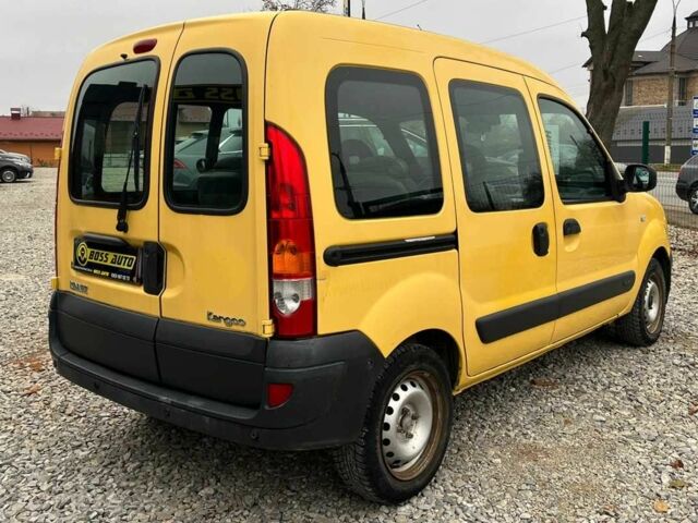 Желтый Рено Кенгу Экспресс, объемом двигателя 1.5 л и пробегом 175 тыс. км за 4999 $, фото 4 на Automoto.ua