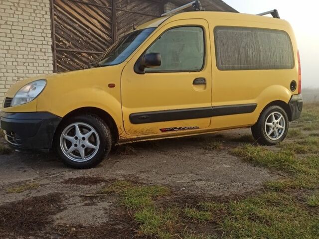 Желтый Рено Кенгу Экспресс, объемом двигателя 1.5 л и пробегом 345 тыс. км за 3499 $, фото 5 на Automoto.ua