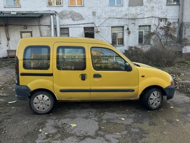 Желтый Рено Кенгу Экспресс, объемом двигателя 1.9 л и пробегом 250 тыс. км за 2000 $, фото 3 на Automoto.ua