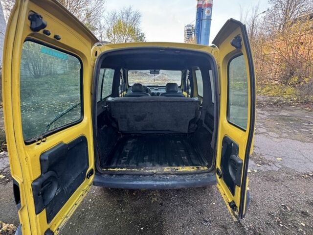 Желтый Рено Кенгу Экспресс, объемом двигателя 1.9 л и пробегом 250 тыс. км за 2000 $, фото 6 на Automoto.ua