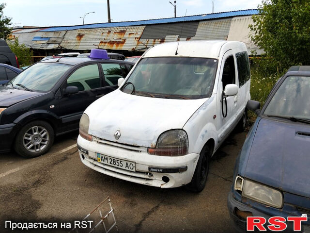 Белый Рено Кенгу, объемом двигателя 1.1 л и пробегом 215 тыс. км за 1350 $, фото 1 на Automoto.ua