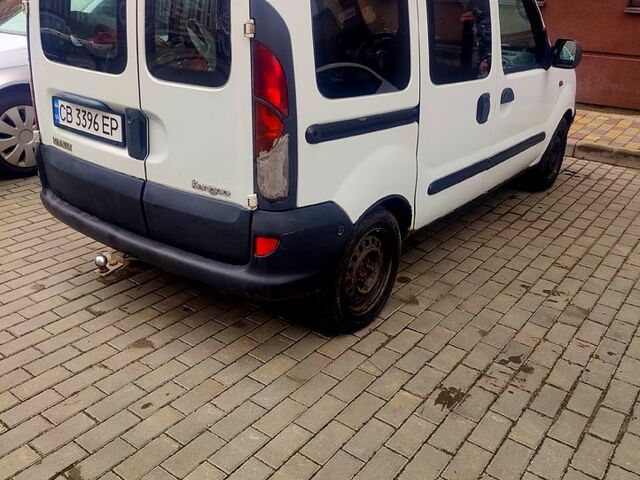 Белый Рено Кенгу, объемом двигателя 1.9 л и пробегом 267 тыс. км за 2400 $, фото 2 на Automoto.ua