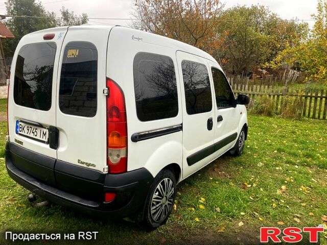 Рено Кєнгу 2005 у Олевске на Automoto.ua Білий Рено Кєнгу, об'ємом двигуна 1.5 л та пробігом 304 тис. км за 3300 $, фото 4 на Automoto.ua