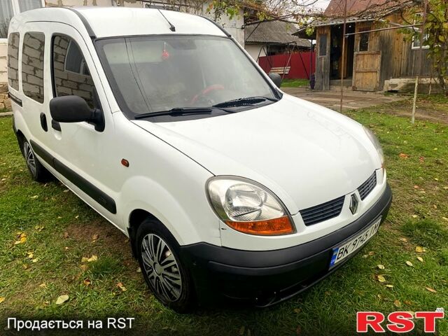 Рено Кєнгу 2005 у Олевске на Automoto.ua Білий Рено Кєнгу, об'ємом двигуна 1.5 л та пробігом 304 тис. км за 3300 $, фото 6 на Automoto.ua