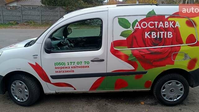 Белый Рено Кенгу, объемом двигателя 1.5 л и пробегом 303 тыс. км за 6000 $, фото 2 на Automoto.ua