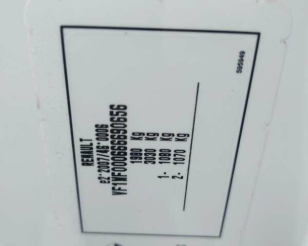 Белый Рено Кенгу, объемом двигателя 1.5 л и пробегом 187 тыс. км за 10900 $, фото 56 на Automoto.ua