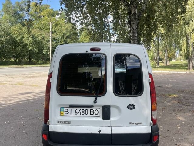 Белый Рено Кенгу, объемом двигателя 1.5 л и пробегом 279 тыс. км за 3200 $, фото 6 на Automoto.ua