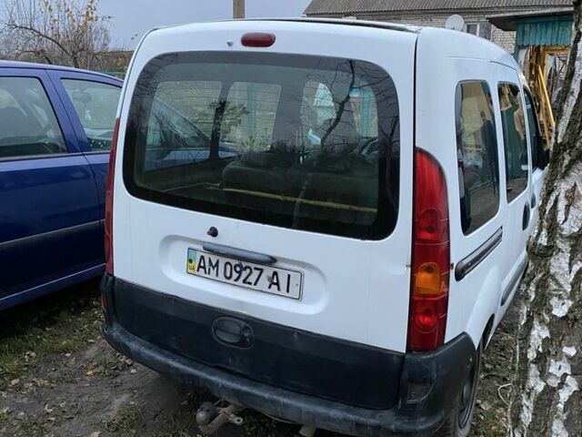 Белый Рено Кенгу, объемом двигателя 1.9 л и пробегом 250 тыс. км за 1000 $, фото 3 на Automoto.ua