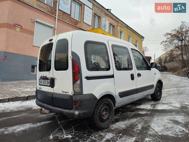 Белый Рено Кенгу, объемом двигателя 1.9 л и пробегом 221 тыс. км за 1700 $, фото 5 на Automoto.ua
