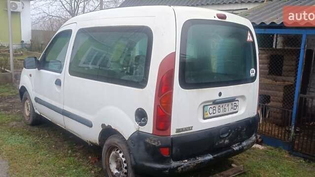 Белый Рено Кенгу, объемом двигателя 1.9 л и пробегом 288 тыс. км за 2000 $, фото 1 на Automoto.ua