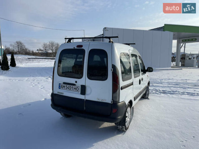 Белый Рено Кенгу, объемом двигателя 1.9 л и пробегом 278 тыс. км за 2850 $, фото 12 на Automoto.ua
